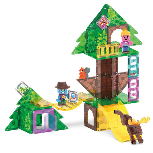 Magna-Tiles | Tree Top Adventure – 42 Delige Magnetische Boomhut Bouwset