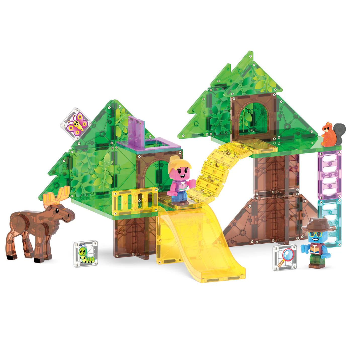 Magna-Tiles | Tree Top Adventure – 42 Delige Magnetische Boomhut Bouwset