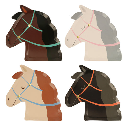 Meri Meri | Horse bordjes (8 stuks)