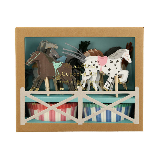 Meri Meri | Horse cupcake set (24 toppers)