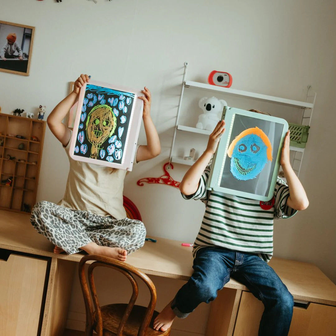 Kidywolf | KIDYDRAW PRO Groen – Verlicht Tekenbord voor Creatieve Kids