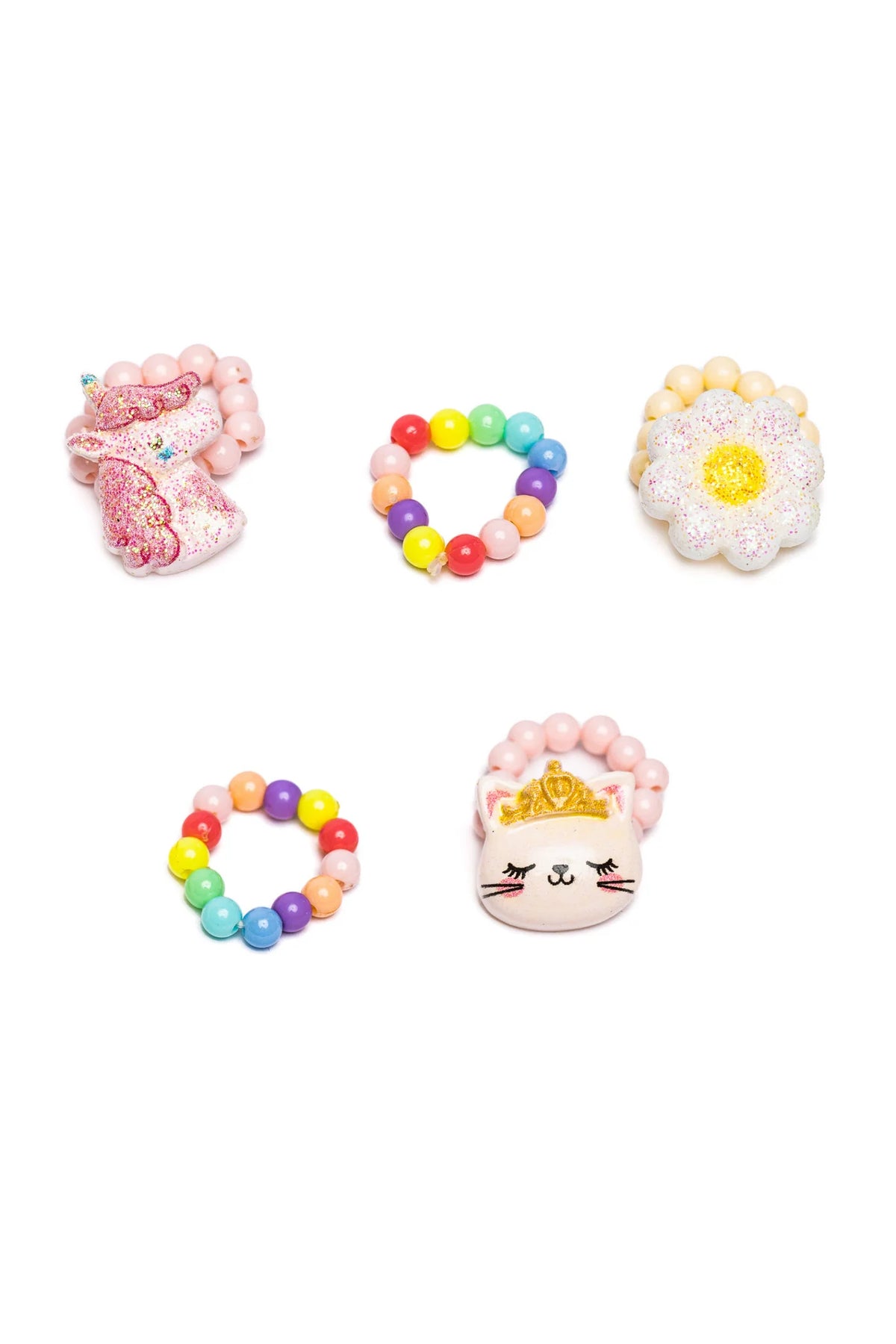 Great Pretenders | Flower Kitty Unicorn Ring Set