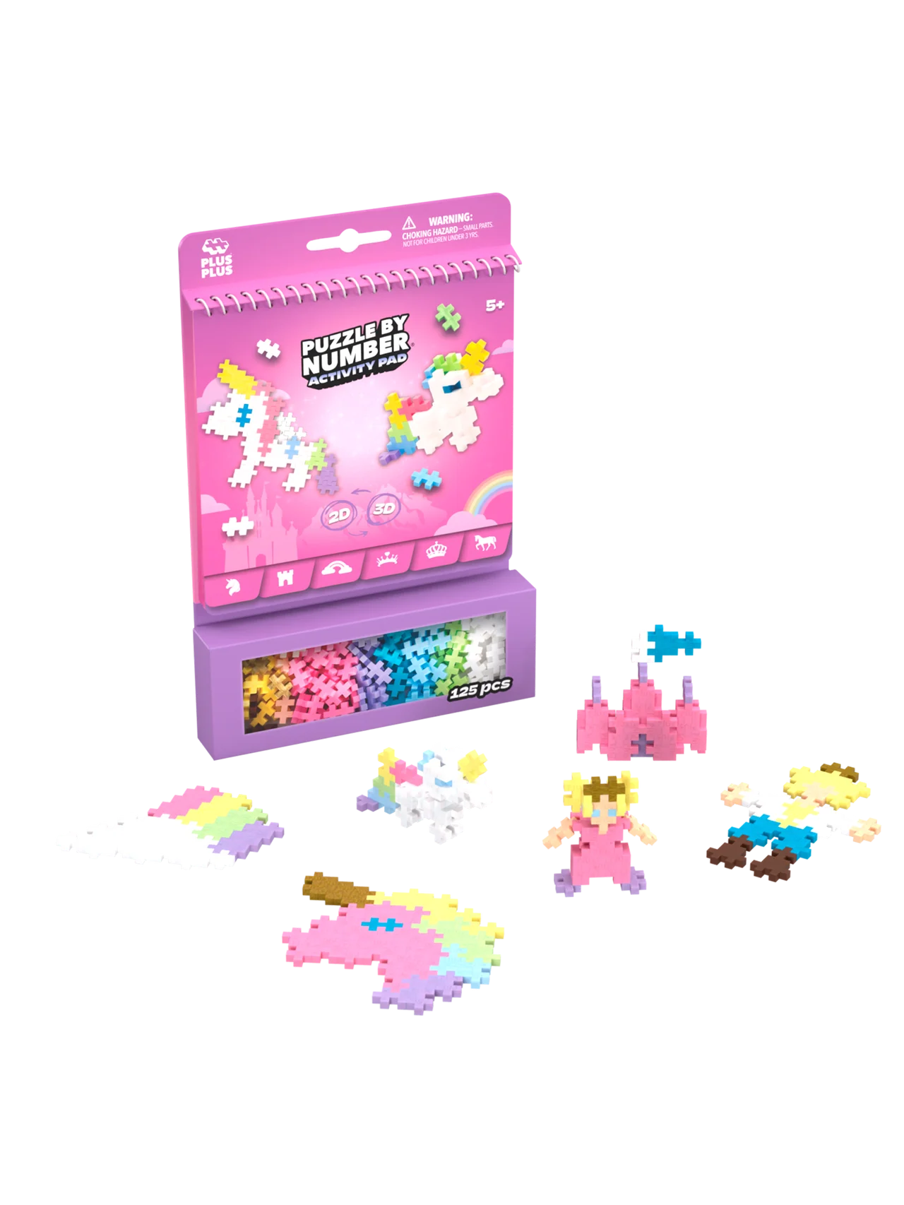 Plus-Plus | Fairytale Activity Pad – Sprookjes Bouwspeelgoed (125 Stuks)