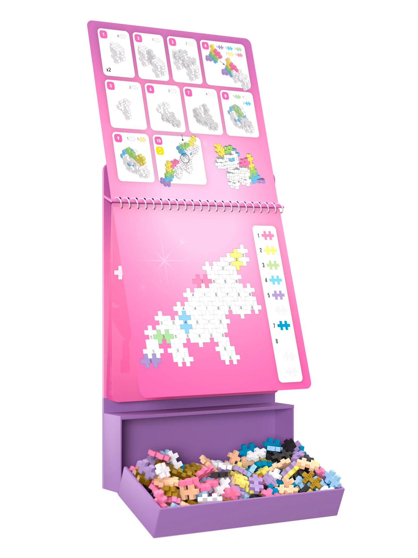 Plus-Plus | Fairytale Activity Pad – Sprookjes Bouwspeelgoed (125 Stuks)