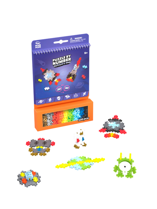 Plus-Plus | Space Activity Pad – Creatief Ruimte Bouwspeelgoed (125 Stuks)