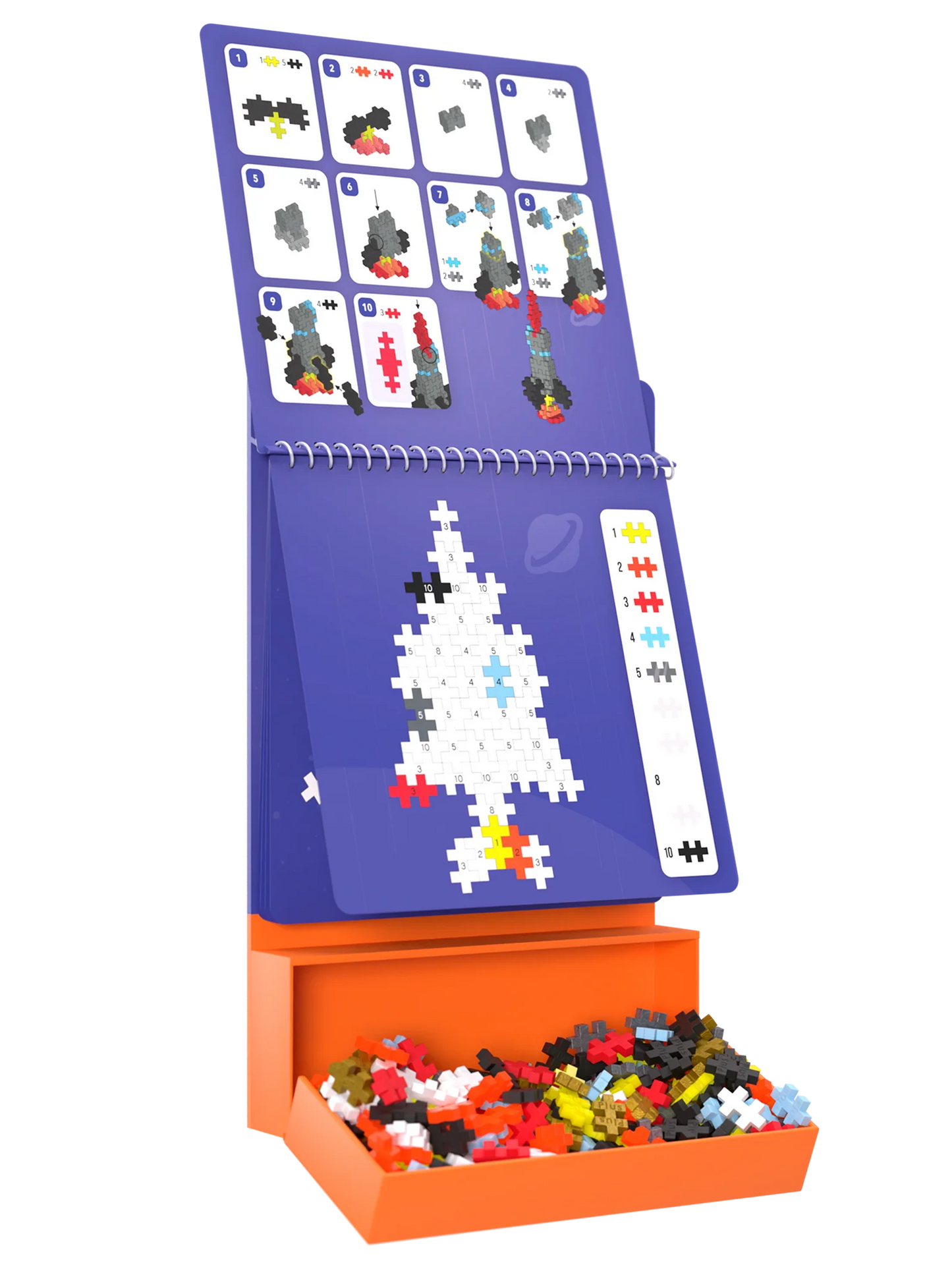 Plus-Plus | Space Activity Pad – Creatief Ruimte Bouwspeelgoed (125 Stuks)