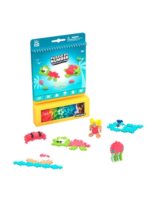 Plus-Plus | Ocean Activity Pad – Onderwater Bouwspeelgoed (125 Stuks)