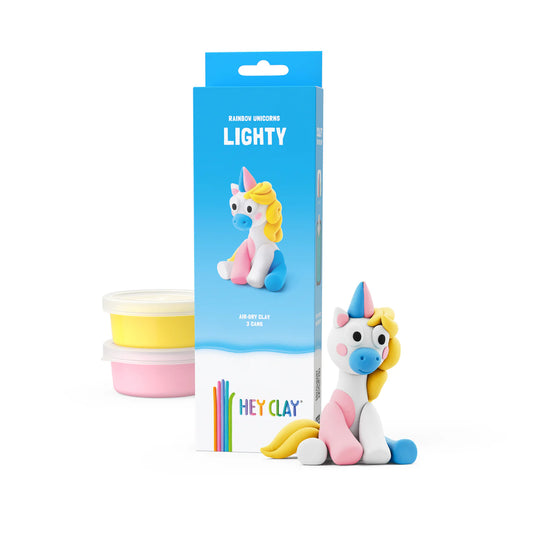 Hey Clay | Lighty Unicorn – Klei Set Magische Eenhoorn Maken