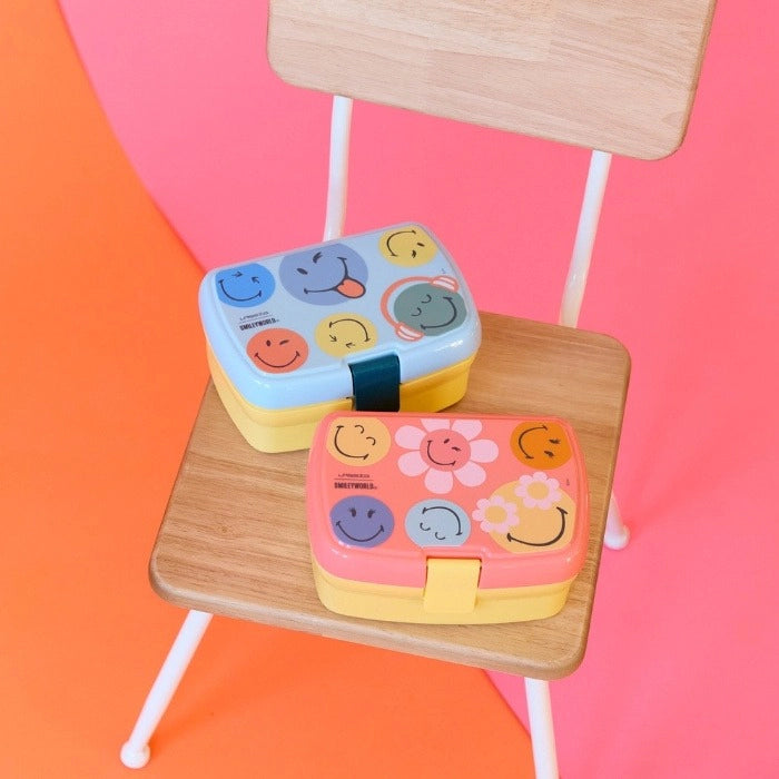 Lässig | SmileyWorld lunchbox - Blue