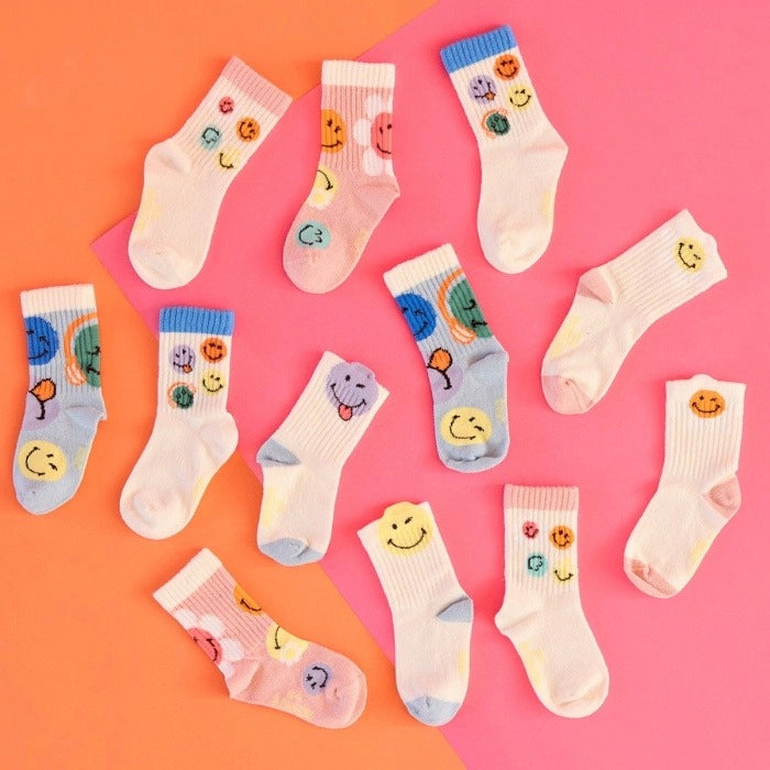 Lässig | SmileyWorld sokken 3-pack - Dusty Rose