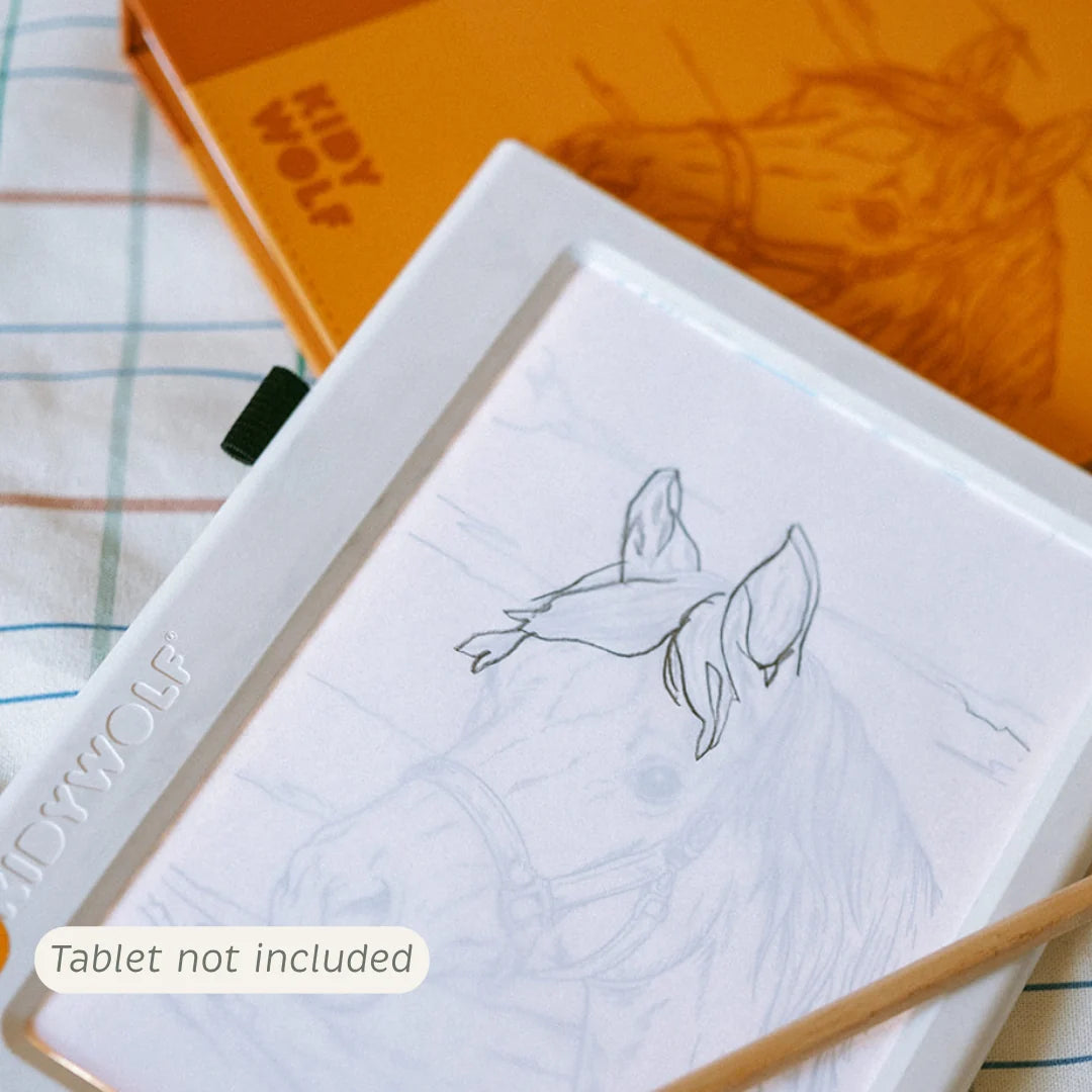Kidywolf | KIDYDRAW-PAD Refill Horses – 30 paardentekeningen
