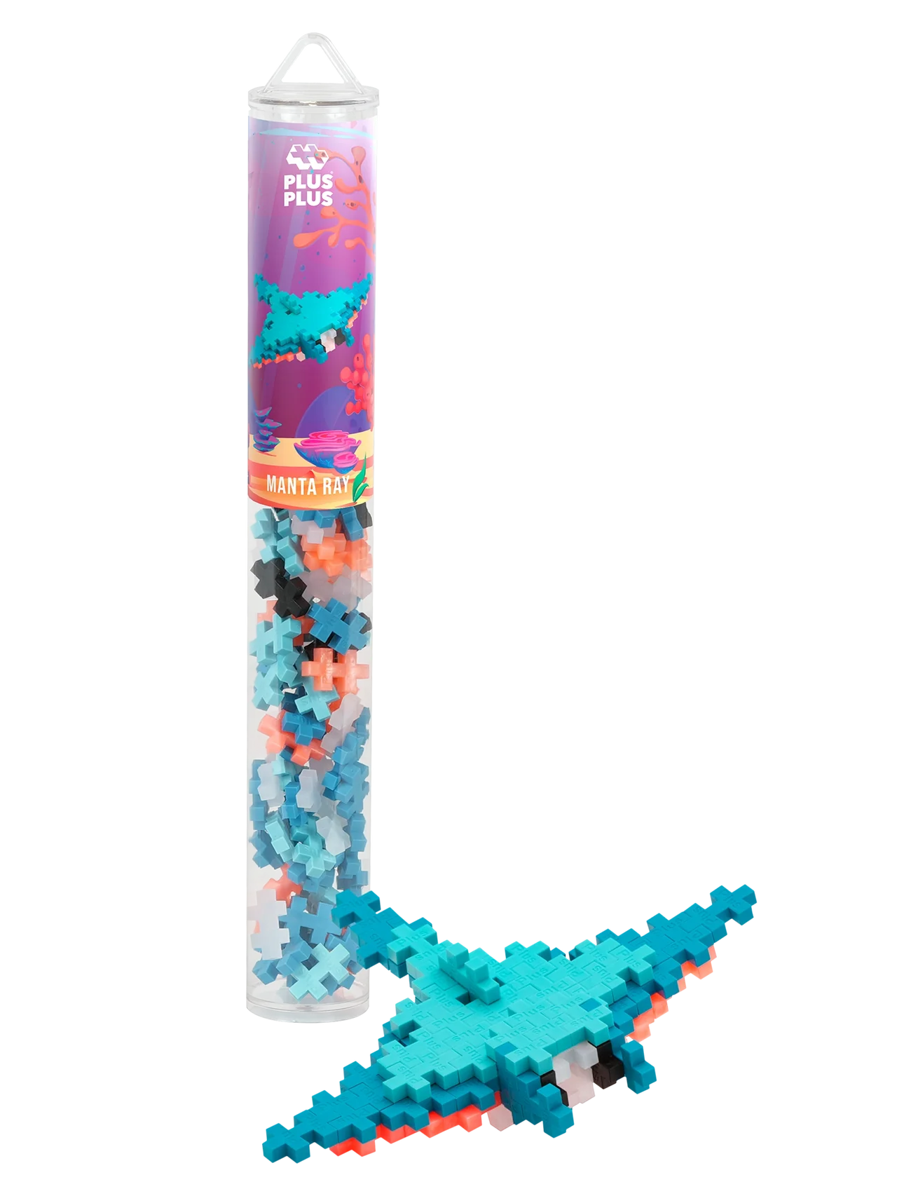 Plus-Plus | Manta Ray Tube – Creatief Rog Bouwspeelgoed