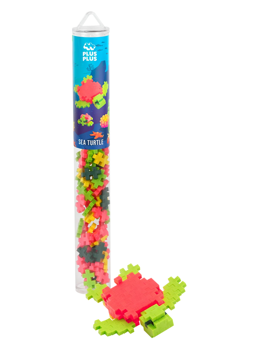 Plus-Plus | Sea Turtle Tube – Creatief Schildpad Bouwspeelgoed