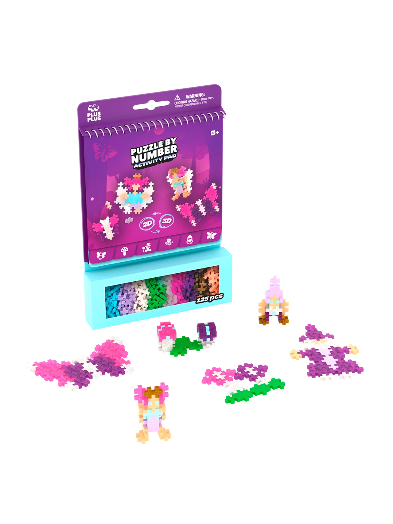 Plus-Plus | Enchanted Forest Activity Pad – Magisch Bouwspeelgoed (125 Stuks)