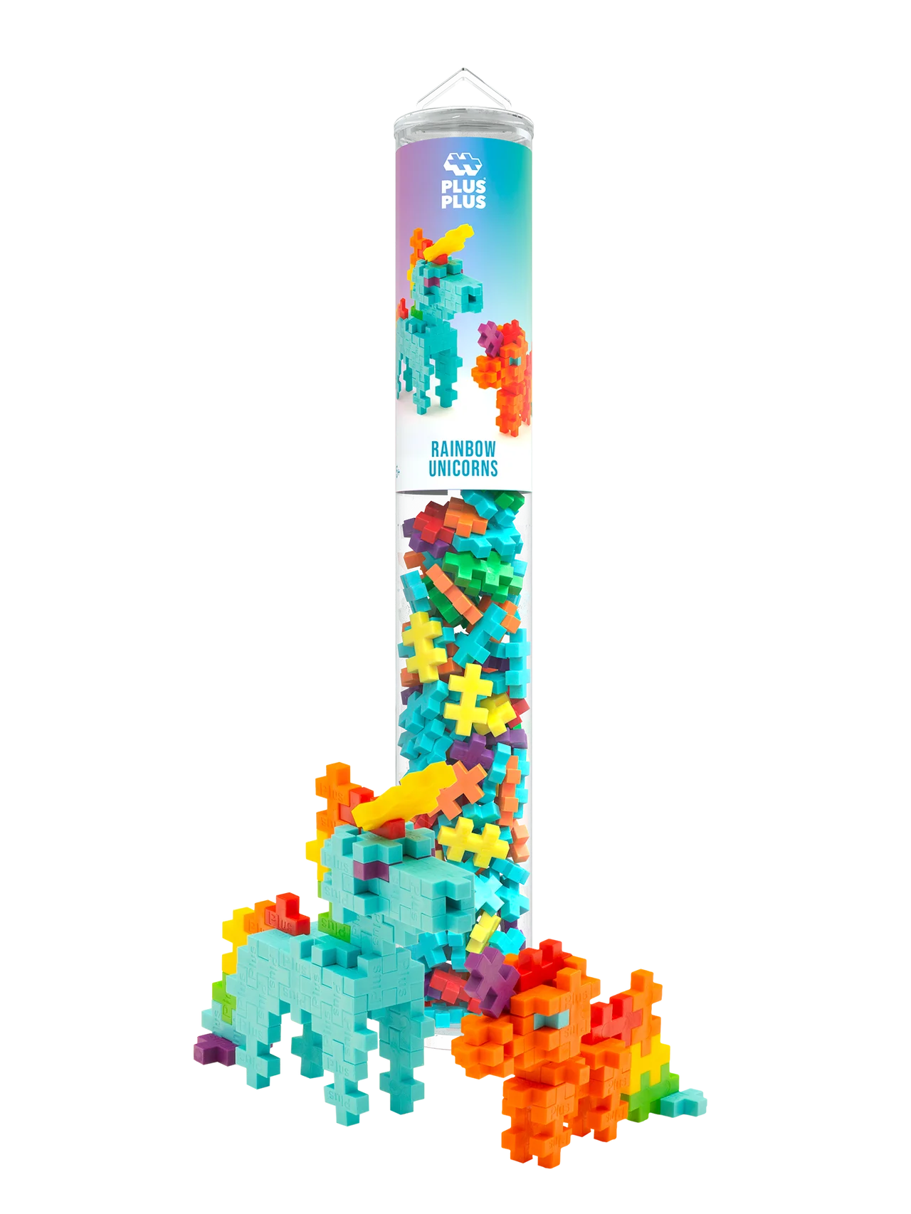 Plus-Plus | Rainbow Unicorns Tube – Creatief Unicorn Bouwspeelgoed