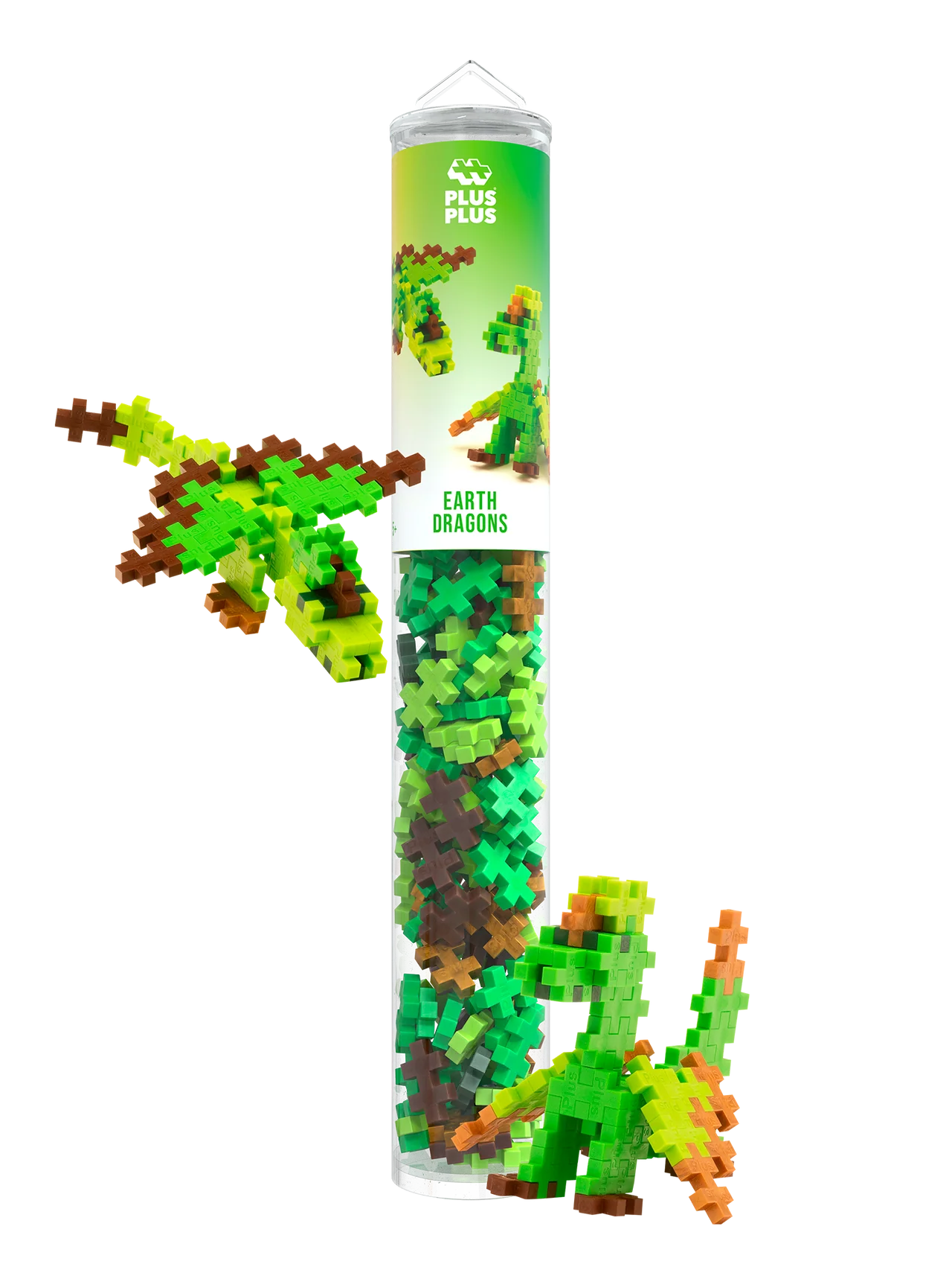 Plus-Plus | Earth Dragons Tube – Bouw je Eigen Natuurdraken