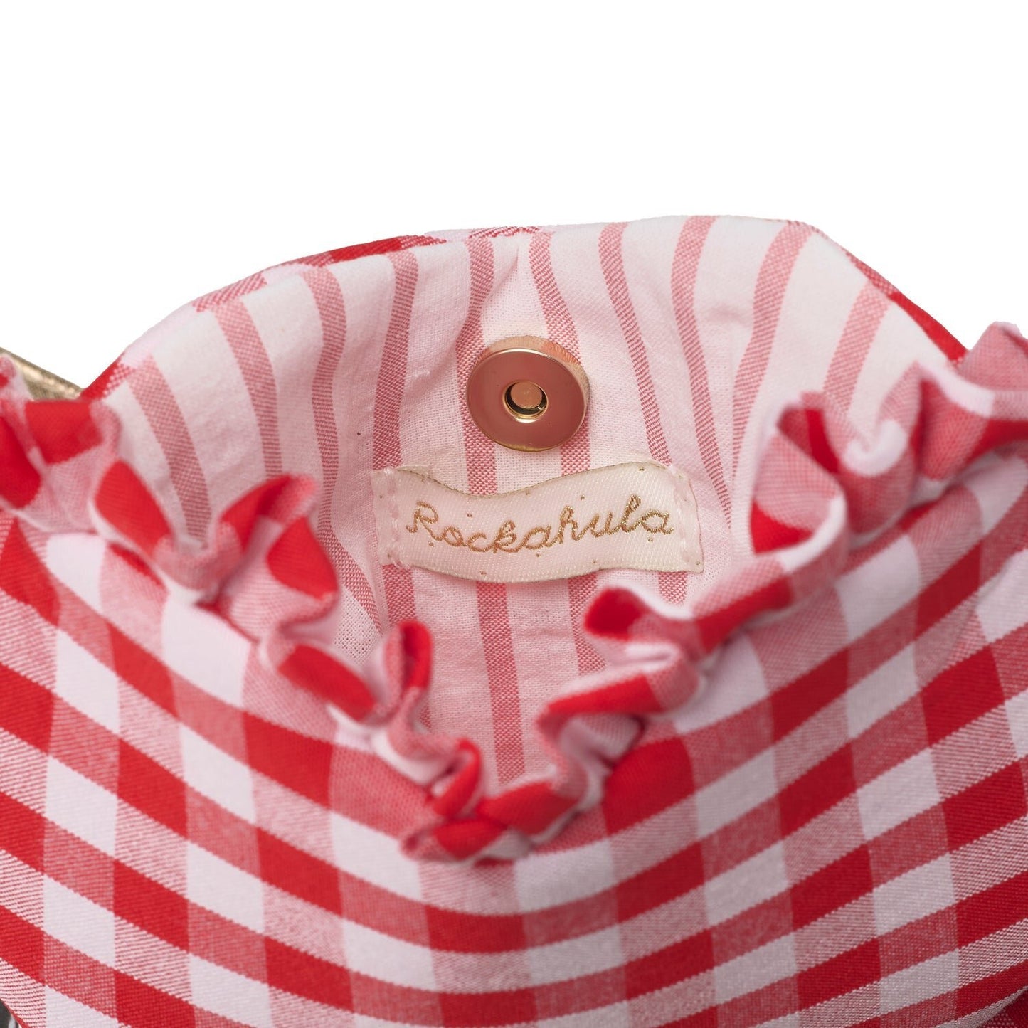 Rockahula | Kindertas hart – schoudertas meisjes rood gingham