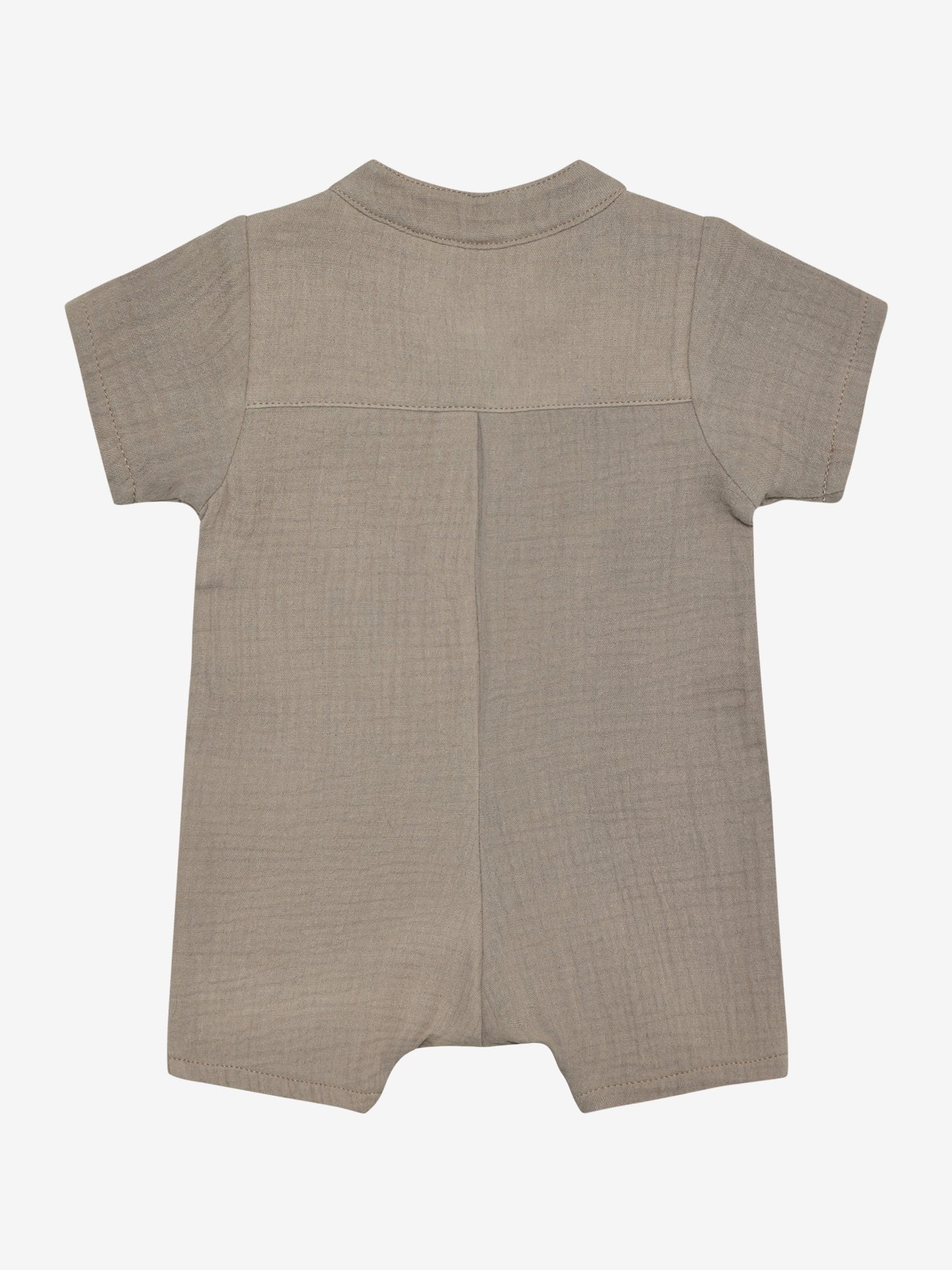 Huttelihut | Playsuit SS Muslin Moon Rock beige