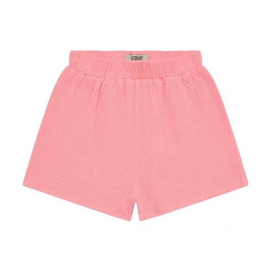 Huttelihut | Shorts Muslin Plumeria roze