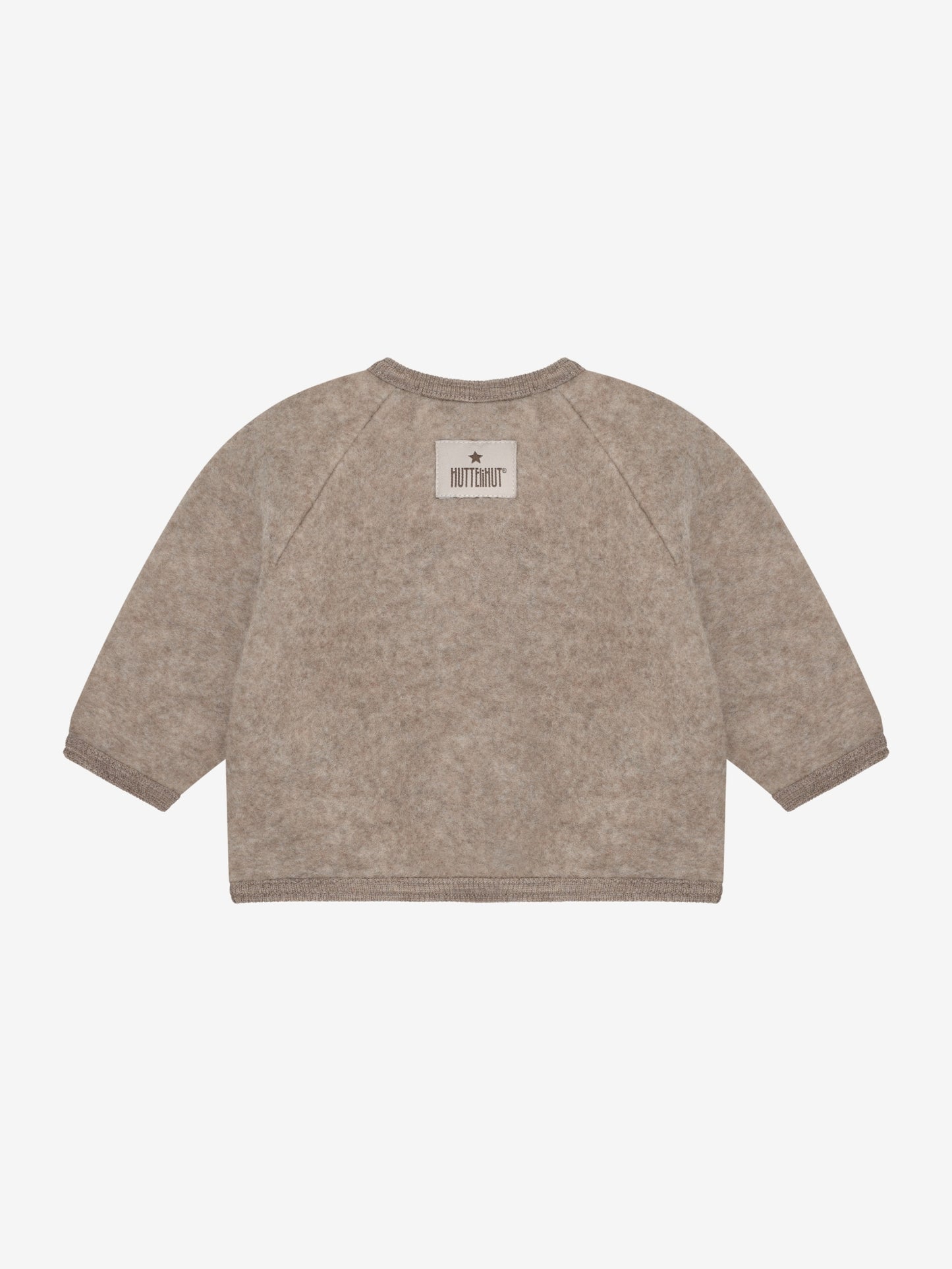 Huttelihut | Jacket Wool Fleece met Knopen Savannah Melange