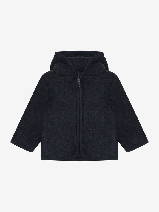 Huttelihut | Jacket Wool Fleece Navy Melange