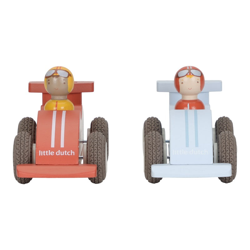 Little Dutch | Houten Pullback Racewagens FSC