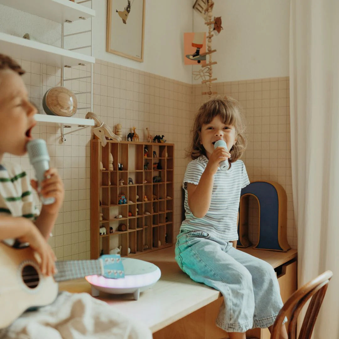Kidywolf | KIDYKARAOKE – Draagbare Karaoke Speaker met Microfoons voor Kinderen