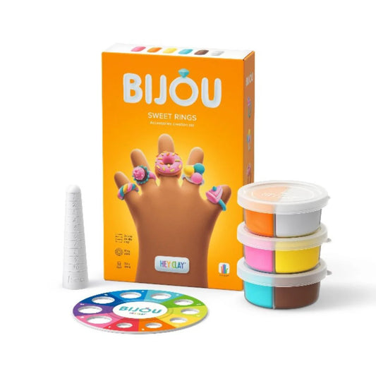 Hey Clay | Bijou Sweet Rings – Klei Set Snoep Ringen Maken