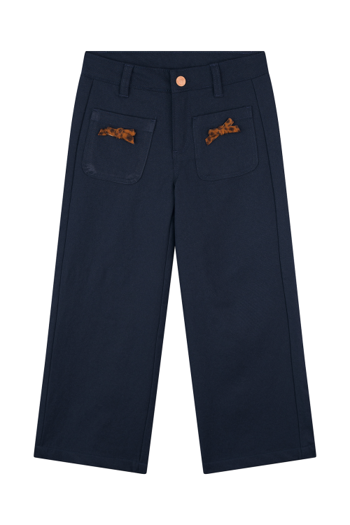 Someone | Lila broek donkerblauw