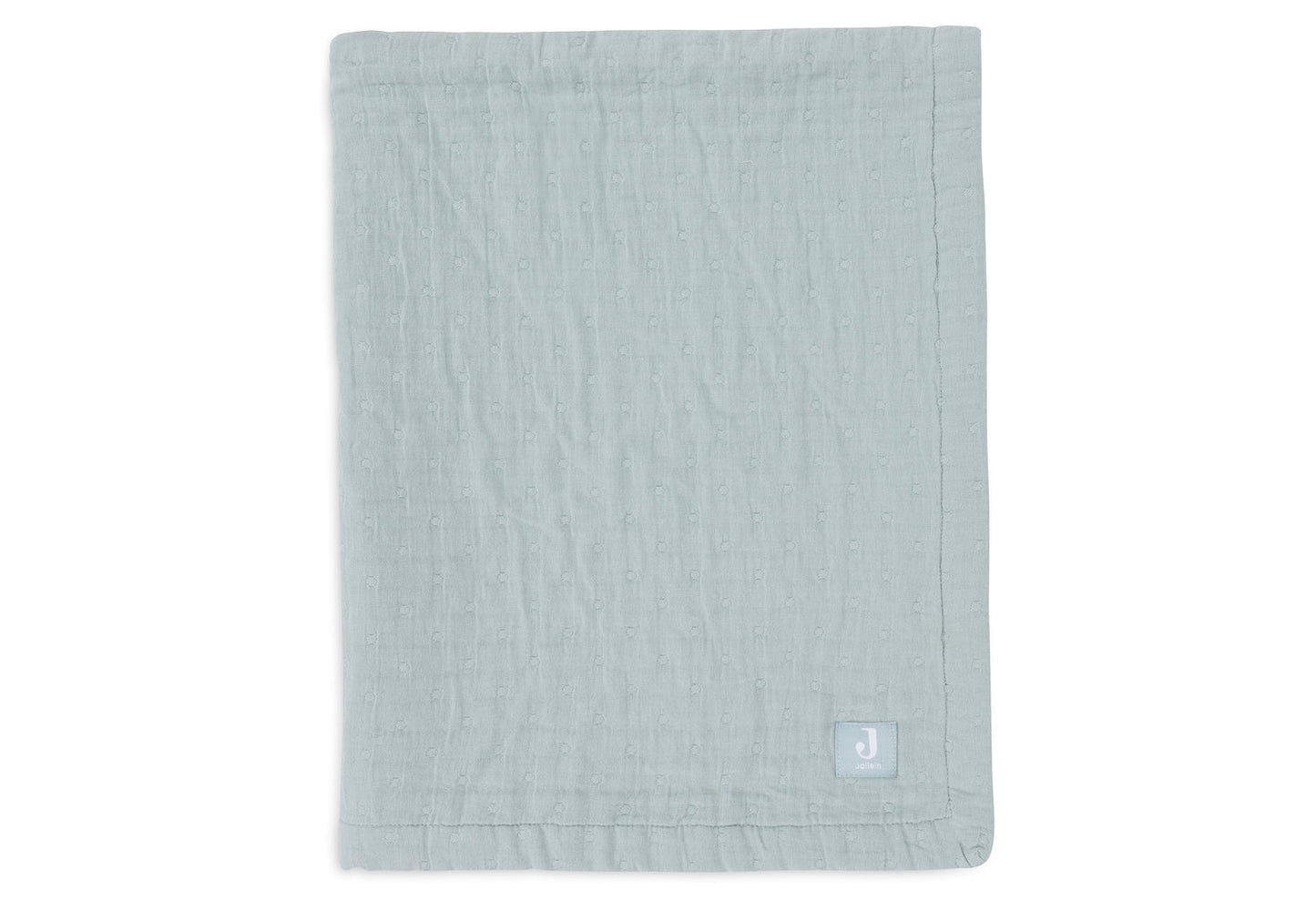 Jollein | deken jacquard sea green 75x100 cm