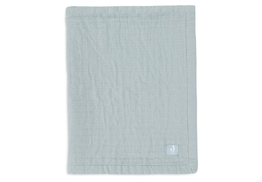 Jollein | deken jacquard sea green 75x100 cm