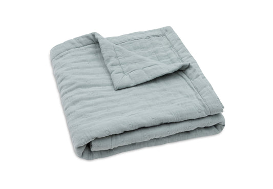 Jollein | deken jacquard sea green 75x100 cm