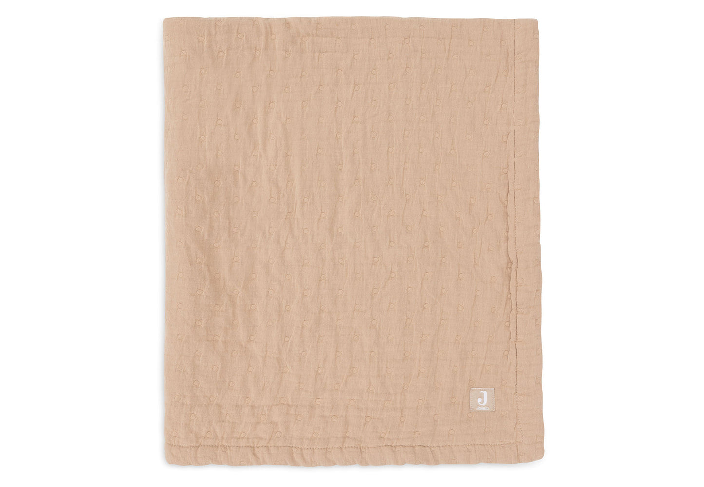 Jollein | deken jacquard biscuit 75x100 cm