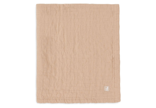 Jollein | deken jacquard biscuit 75x100 cm