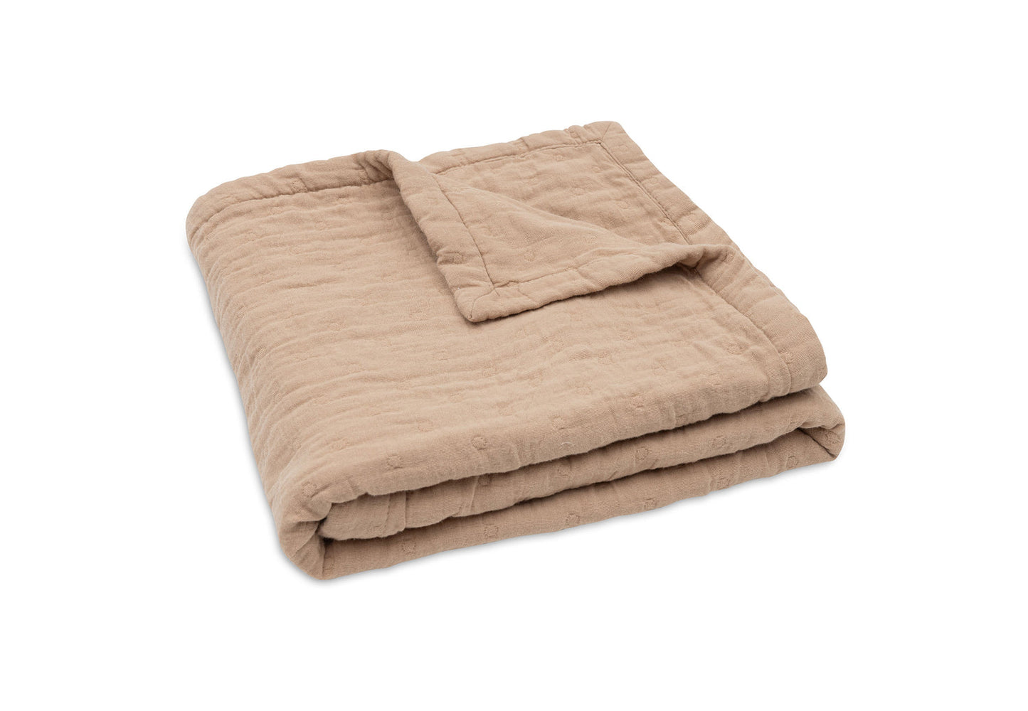 Jollein | deken jacquard biscuit 75x100 cm