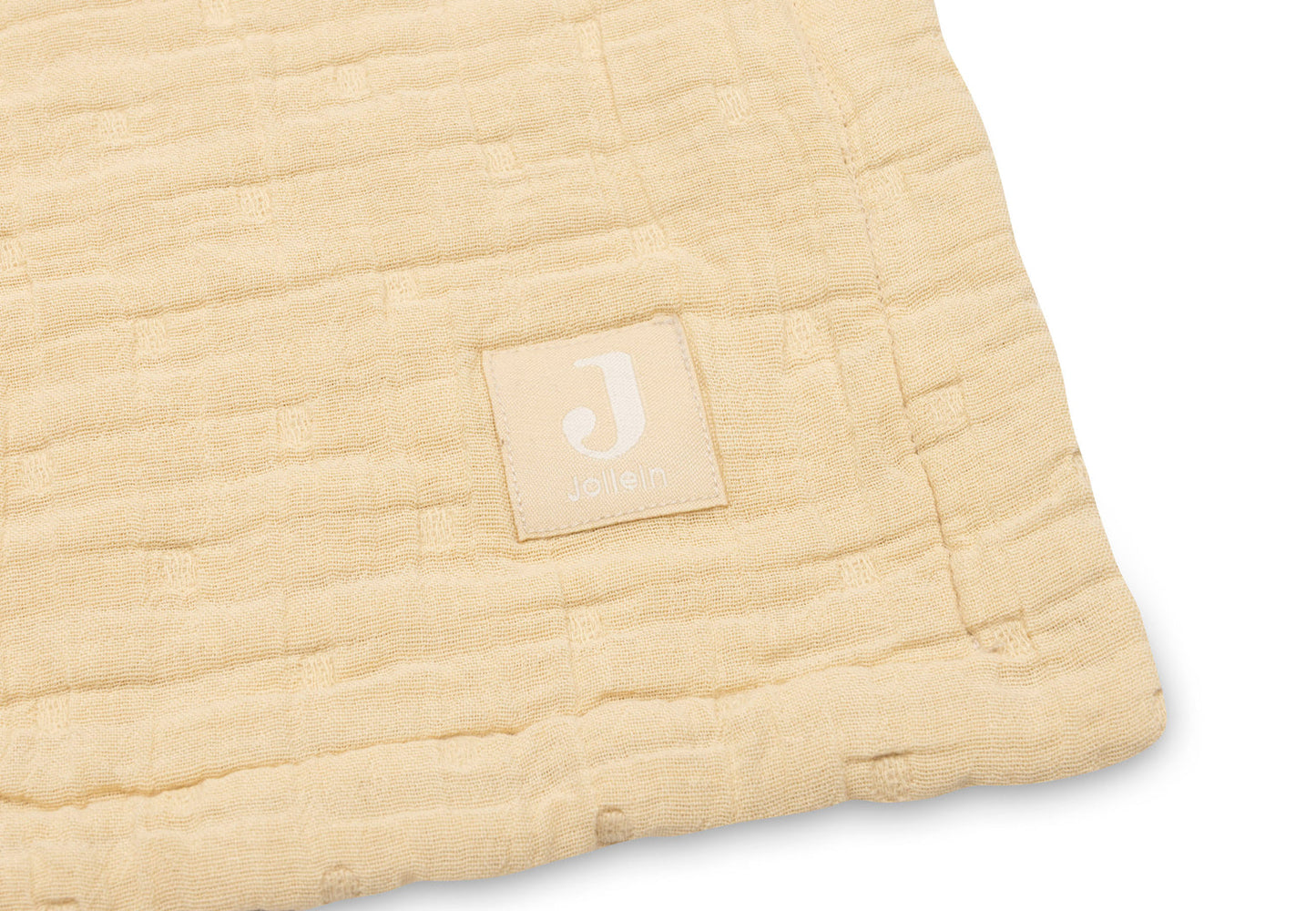 Jollein | deken jacquard vanilla 75x100 cm