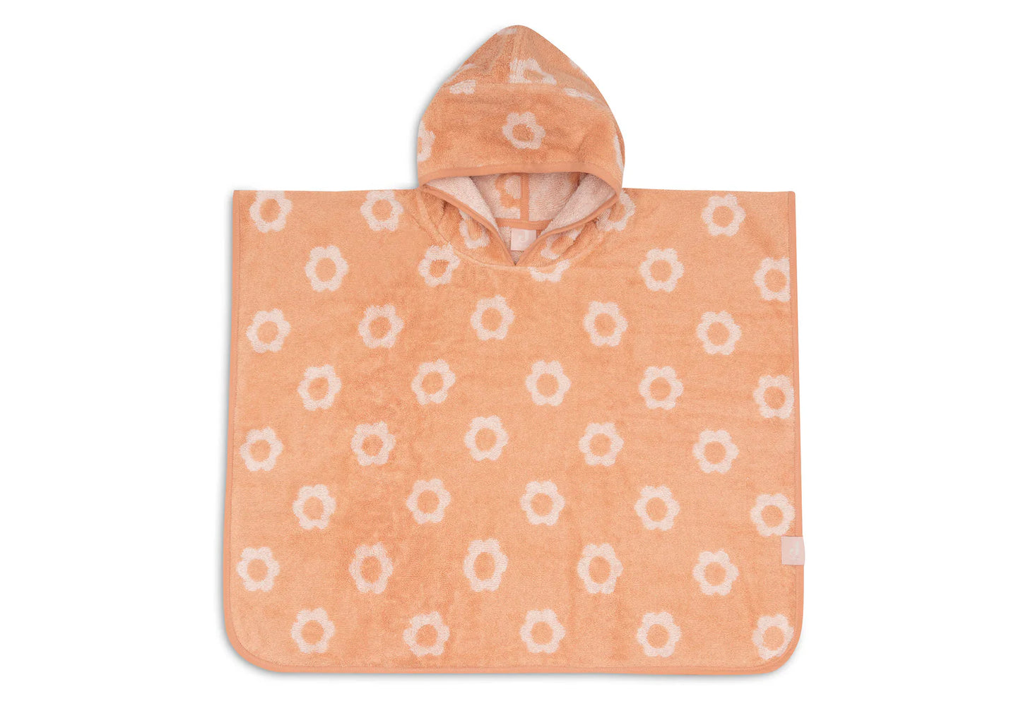 Jollein | Badponcho Badstof Jacquard - bloem