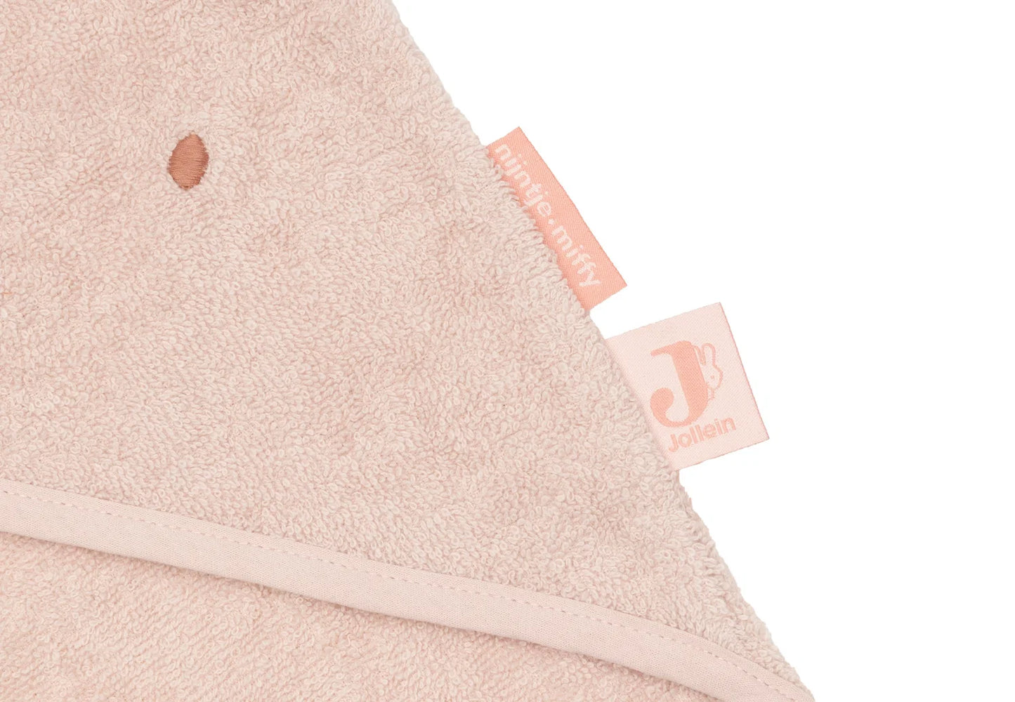 Jollein | Miffy badcape 75x75 cm Silk Rose