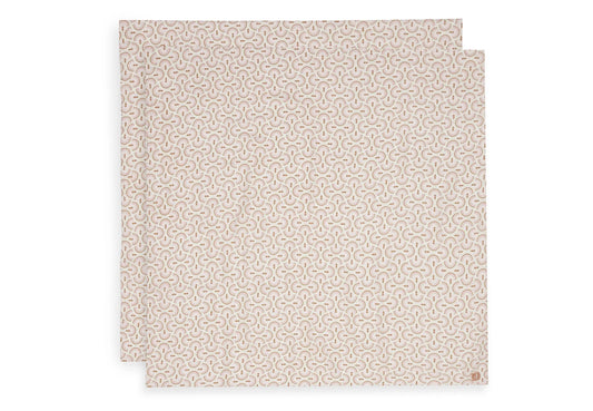 Jollein | Hydrofiele doeken 115x115 cm Soft Plumes 2-pack