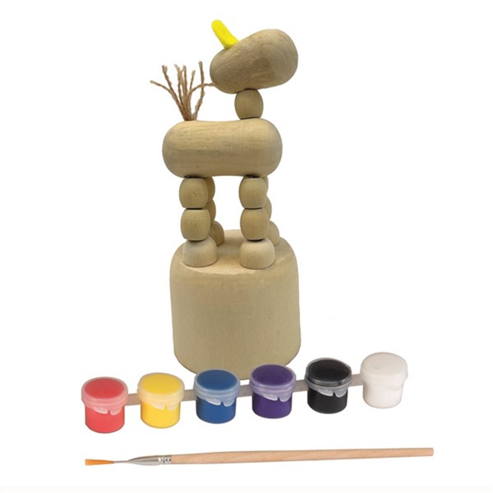 Egmont Toys | houten push - up paard om te verven