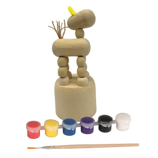 Egmont Toys | houten push - up paard om te verven