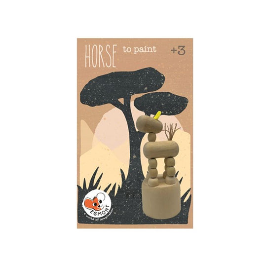 Egmont Toys | houten push - up paard om te verven
