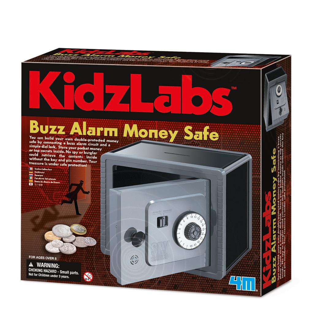 4M | KidzLabs Spy Science Geldkluis met Alarm - 5603289