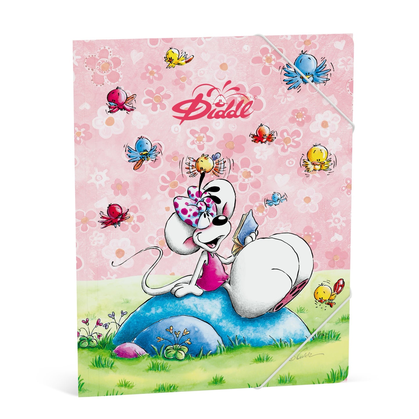 Diddl | Elastomap A4 Roze – Voor Kleine Boekenwurmen en Grote Dromen