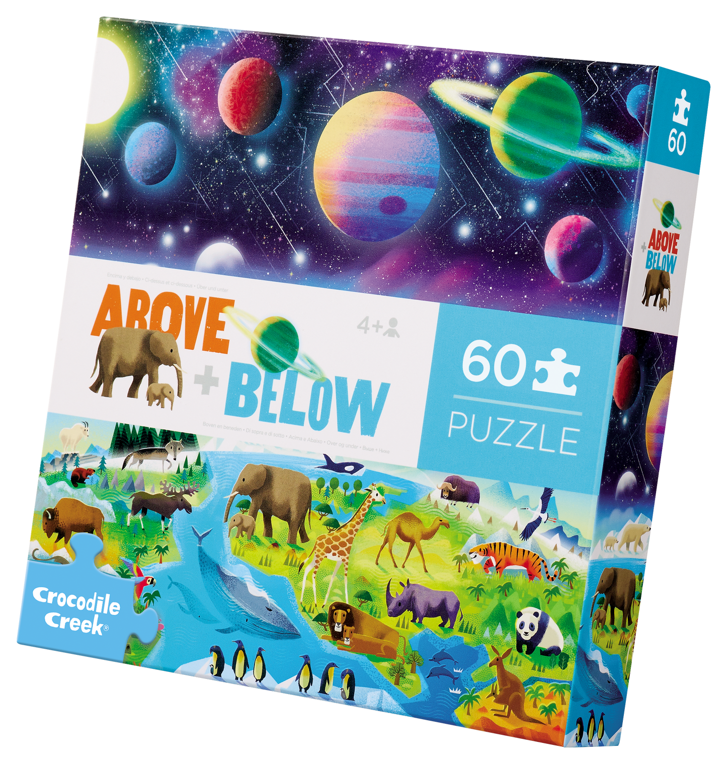 Crocodile Creek | puzzel above + below aarde en ruimte