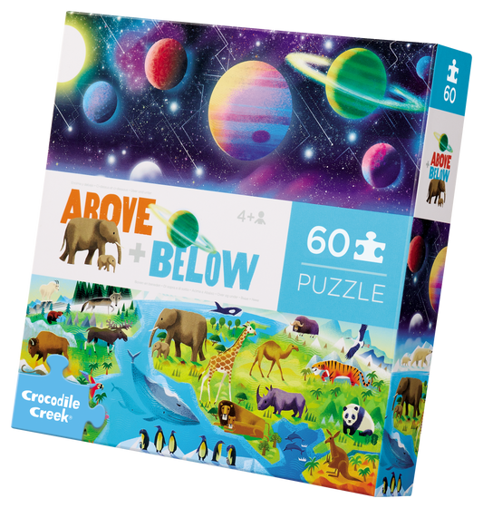 Crocodile Creek | puzzel above + below aarde en ruimte
