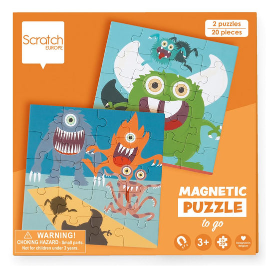 Scratch | Magnetisch Puzzelboek To Go - Monster - 6181157