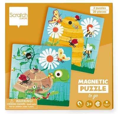 Scratch | Magnetisch Puzzelboek To Go - Feest in de Tuin - 6181158
