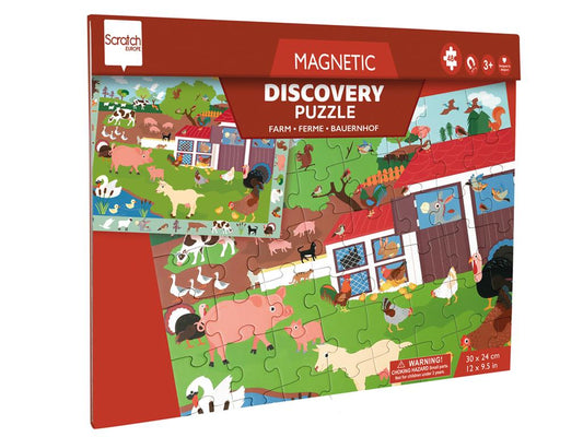 Scratch | Magnetische Discovery Puzzel Boerderij - 48 stukjes - 6181233
