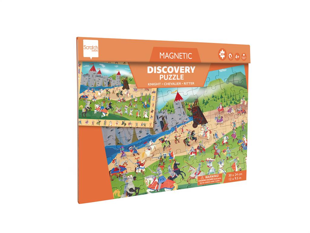 Scratch | Magnetische Discovery Puzzel Ridders - 48 stukjes - 6181234